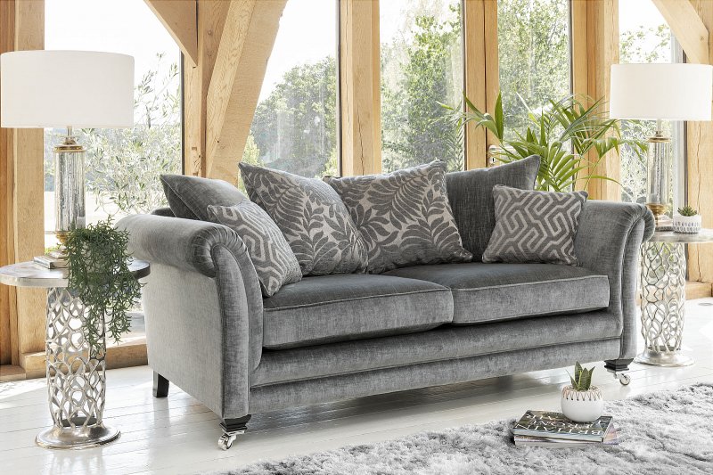 Alstons Upholstery - Lowry 3 Seater Pillow Back Sofa